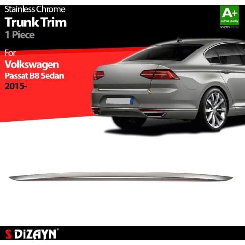 For Volkswagen Passat B8 Trunk Lower Trim Stainless Steel 1 Pcs VW Exterior Car Accessories Parts Auto Products Stickers Styling