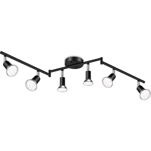 Modern LED Spotlight Adjustable Track Light Clothing Store Showroom Bar Shop Bedroom Ceiling Spot Lamp for Living Room Cupboard