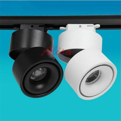 4pcs/lot 15W 20W COB LED Track Light Dimmable LED Downlight Warm White Cold White 2 Wires Spot Lights AC110V/220V Free Shipping