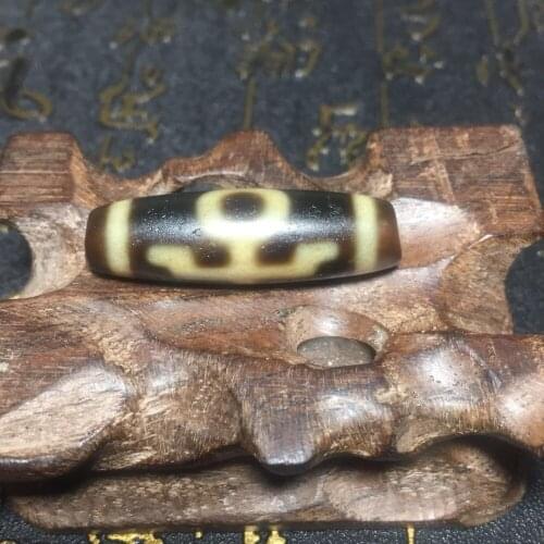 Tibet old agate Valuable DZI old yellow Biger men DZI for men&women bracelet necklace jewelry DIY Increase wealth Free Shipping