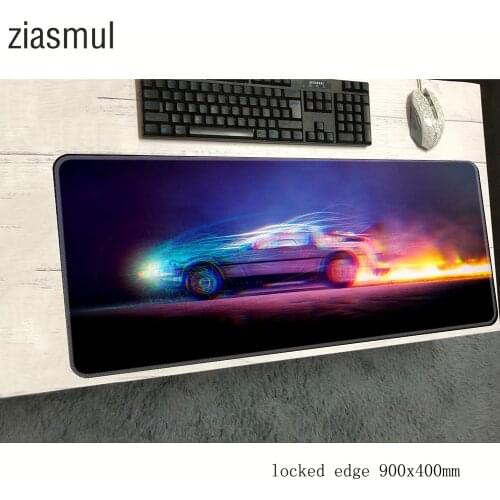 Back to the future mouse pad thick 900x400x3mm mousepads best gaming mousepad gamer anime personalized mouse pads keyboard pad