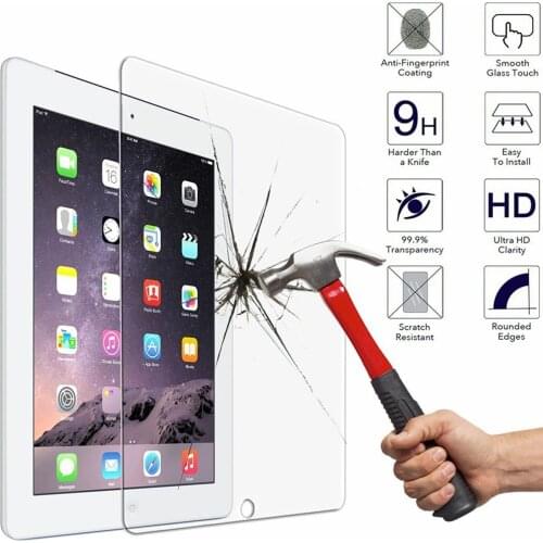 Tempered Glass for Apple IPad 2/iPad 3/iPad 4 9.7 Inch A1458/A1459/A1460 Screen Protector 9h Tablet Protective Film