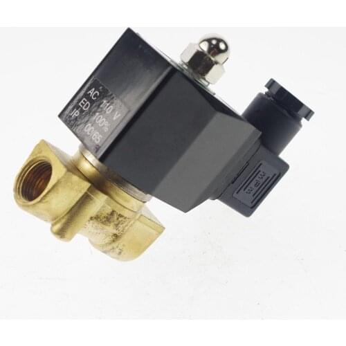 1" BSPP NC Flow Bore 25mm Brass 12/24VDC 110/220VAC Methane Propane 2 Ways Solenoid Valve Gas Fuel Air Water 5 ~80 C