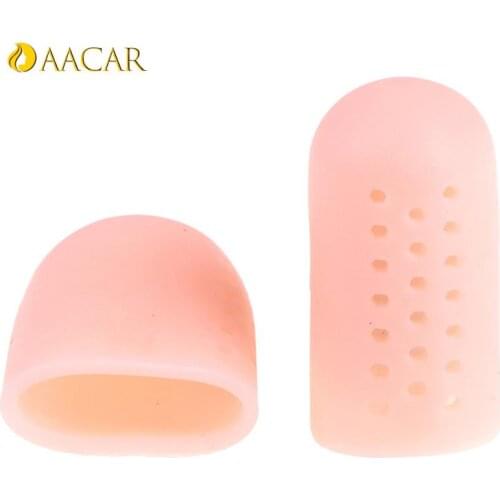 Pain Relief Preventing Blisters Corns Nail Tools Foot Care Toe Separators 1Pair Silicone Gel Finger Toe Protector Cover Cap