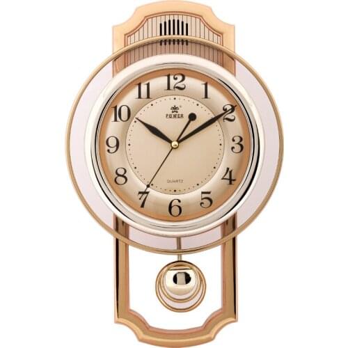 17 INCH SILENT LIVINGROOM LARGE WALL CLOCK 16 MELODIES HOURLY MUSIC AND STRIKING AUTO STOPPED IN NIGHT MUTE CLOCKS