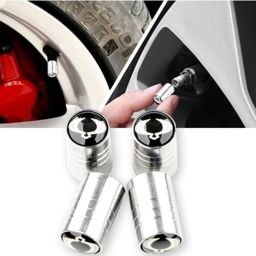 4 pcs/set fashion Car styling Wheel round Tire Valve Caps For SsangYong Actyon Turismo Ssang Yong Rodius Rexton Korando Kyron