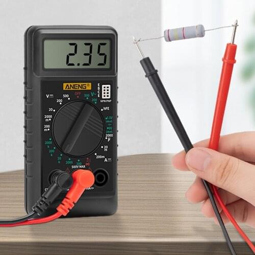 Digital Multimeter Handheld Voltage Indicator Detector Ammeter Dc Ac Voltmeter Electrician Tool Detector Щупы Для Мультиметра