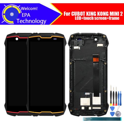CUBOT KINGKONG MINI 2 LCD Display+Touch Screen Digitizer+Frame Assembly 100% Original LCD+Touch Digitizer forKINGKONG MINI 2
