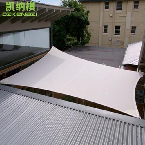 4 x 5 M/pcs Outdoor awning PU Waterproof fabric Sun Shade Sail for pool shades net