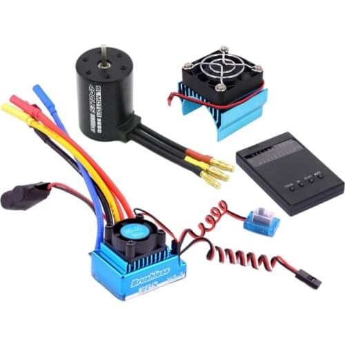Electronic Component RC Brushless Motor 120A ESC Spare Parts Set Buggy Car Hobby Vehicles Accessory