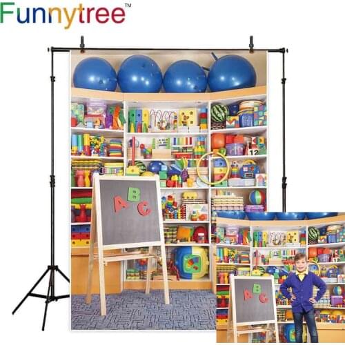 Funny Tree bookshelf kindergarten back to school photo backdrop studio wallpaper banner background photozone photography props