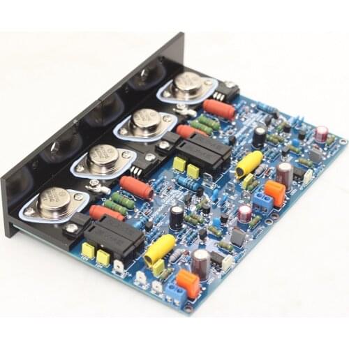 Replica QUAD405 imitation country power amplifier finished board dual channel with heat sink 100W +100W 8R