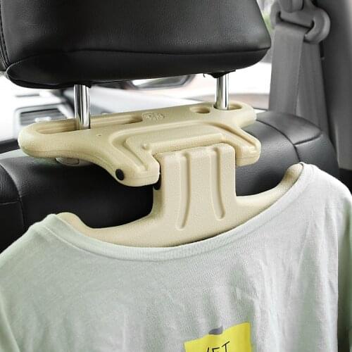 Multi-functional Car Clothes Hanger Seat Headrest Back Holder Jackets Suits Hook Car Coat Hanger Auto Interior Accessories