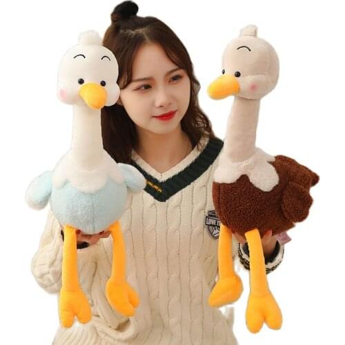 New creative ostrich doll soft plush toy baby soothing cartoon doll kawaii anime plush toys baby room home decor juguetes ni?a