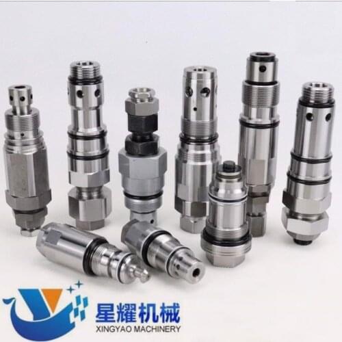 Excavator reversing motor overflow valve Applicable to: Sany Kobelco Doosan Volvoo Hyunda Hitachi Carter Rotary main gun