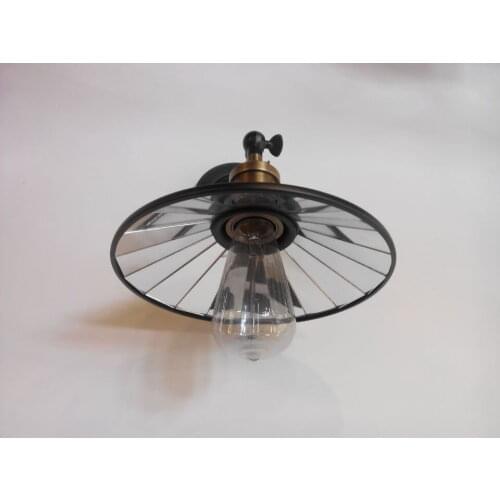 Nordic Vintage Attached Mirror lamp Edison Loft Ceiling Wall light Two way USE 22CM For Cafe Bar Hall Coffee Shop Club Store