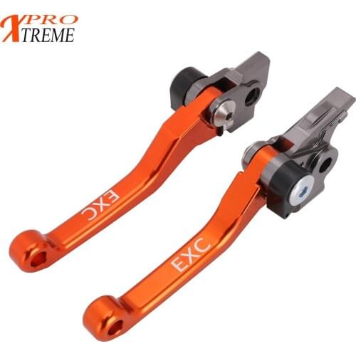 Handlebar CNC Brake Clutch Lever For 125 144SX 250EXC EXC-F SX SX-F XC XC-F 300 350 450 500 Motorcycle 2014-2018 2015 2016 2017