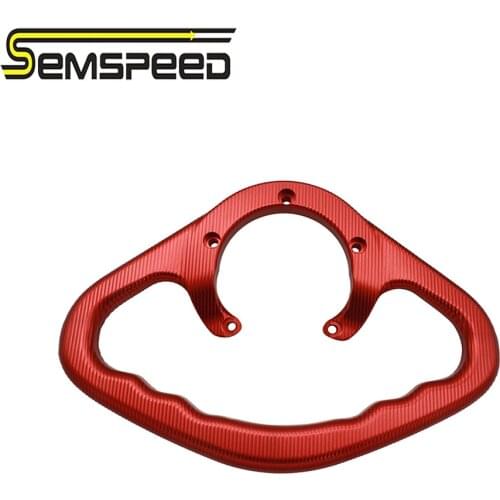 SEMSPEED Motorcycle Passenger Handgrips For Suzuki GSX-R125 GSXR 125 2017 2018 2019 Hand Grip Tank Grab Bar Handle Bar Armrest