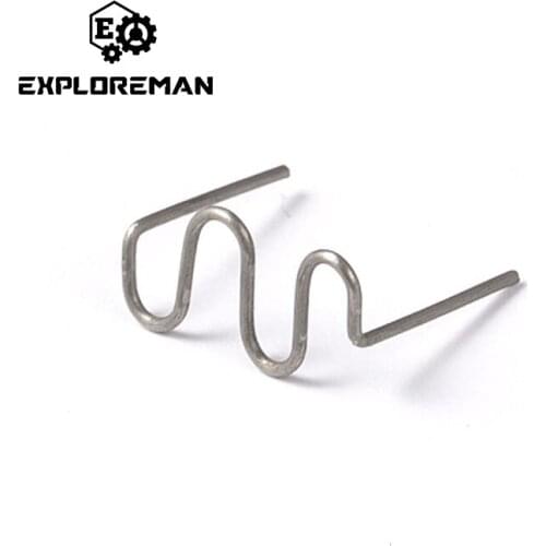 500Pcs Hot Stapler Plastic Repair Standard Pre Cut Wave Staples Bumper Bodywork Repairs 0.8mm Wave Staples Stainless Steel