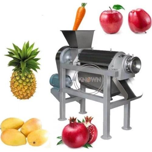 0.5t/h Spiral Fruit Vegetable Juicer Extractor Squeezer Machine Orange Apple Pear Tomato Beverage Juice Making Machine