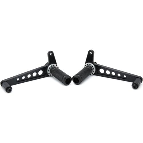 Universal Motorcycle CNC Cafe Racer Aluminum Foot pegs Footrest Rearset Footpeg