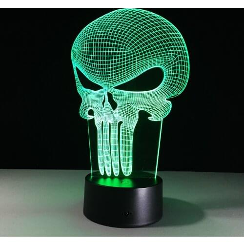 Usb Led 3d Lamp Halloween gift lamps Powerbank Led Usb Led Night Light Touch switch Remote switch Led Wireless