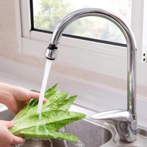 1PC 360 Rotatable Water Saving High Pressure Nozzle Filter Tap Adapter Faucet Extender Bathroom Kitchen Accessories Useful 1070D