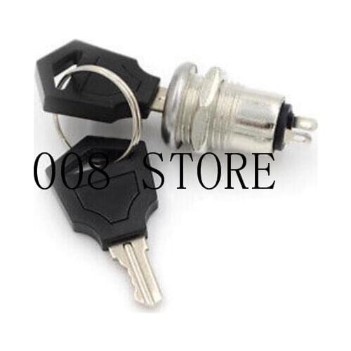 10PCS Key Switch ON/OFF telephone Lock Switch-11ZS Free Shipping