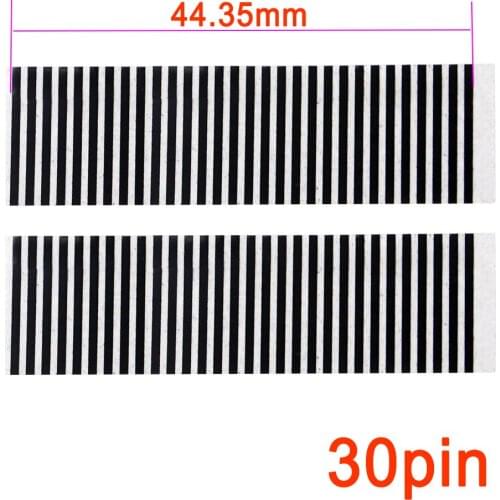 10 PCS/lot 30pin Zebra Stripes Flexible Cable Train Paper For starline tomahawk key Fob Remote Key LCD Display