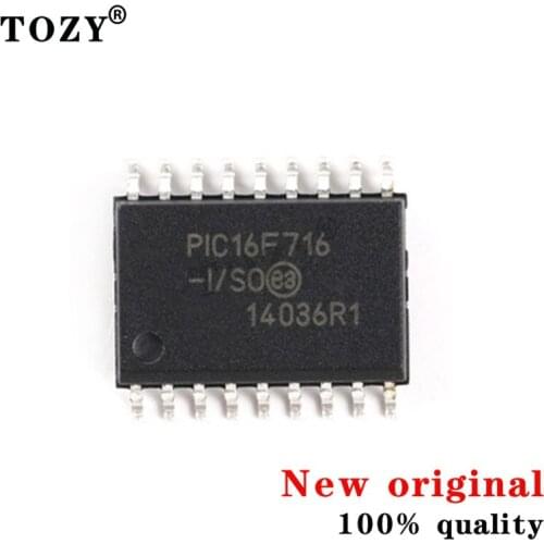 10pcs / lot new original Chip pic16f716-i / so sop-18 8-bit flash microcontroller