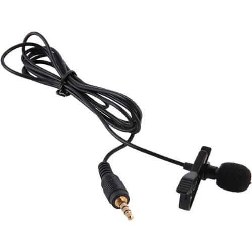 3.5mm Lavalier Microphone Ands-free Clip Lapel Mic For Laptop Notebook PC Mobile Phone Jack Clip-on Lapel Mini Lavalier