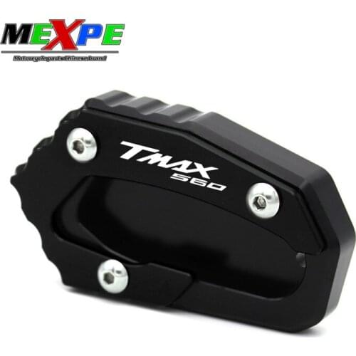 Suitable for Yamaha scooter TMAX560 CNC aluminum alloy side brace enlarged and widened parking foot 2017 2018 2019 2020