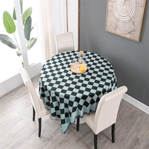 DOBOXUAN Jacquard Tablecloths On The Table