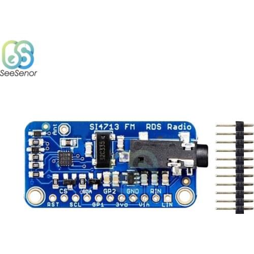 DC 3-5V FM Transmitter SI4713 Stereo Frequency Modulation RDS/RDBS Radio Encoder
