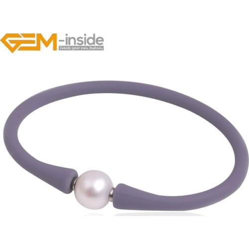 GEM-inside Silicone Bracelets