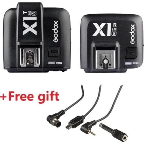 Godox X1S Hot Shoe Sync Terminal 2.4 Ghz Wireless Flash Trigger Ttl For Sony Camera 32 Channels Max Sync Speed 1/8000 Second
