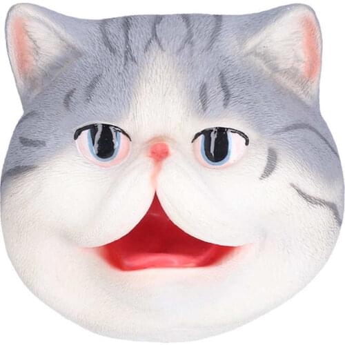Animal Hand Toy High Simulation Cat Hand Puppet for Birthday Party for Kindergarten for Home for Halloween Party