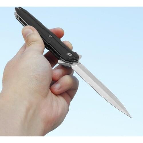 Pocket Fixed Blade Knife Black Folding Knife Camping Hunting Military Survival EDC Knife Tactical Tools