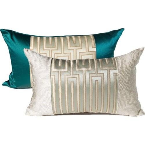 Splice Cushion Cover Luxury European Pillow Cover PillowCase Geometry Home Decorative Sofa Chair Throw Pillow