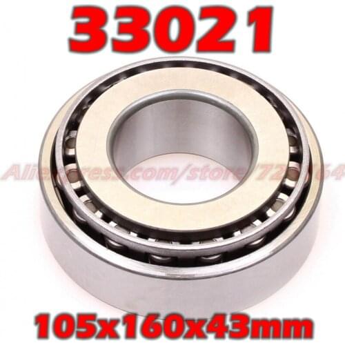 105x160x43 mm Tapered Roller Bearings 33021 3007121E HR33021J 33021JR 33021A E33021J 33021VC12 33021U 33021E 105*160*43
