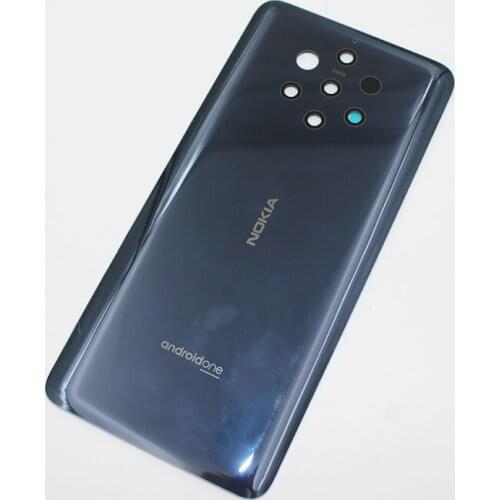 For Nokia 9 Pureview Battery Cover Rear Door Housing Case For Nokia9 Pureview N9 Back Housing Spare Replacement Parts With Logo