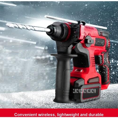 Multi-function 5401 Rechargeable Electric Hammer Household Brushless Hammer Drill Lithium Electric Hammer Impact Drill 4.0A 20V