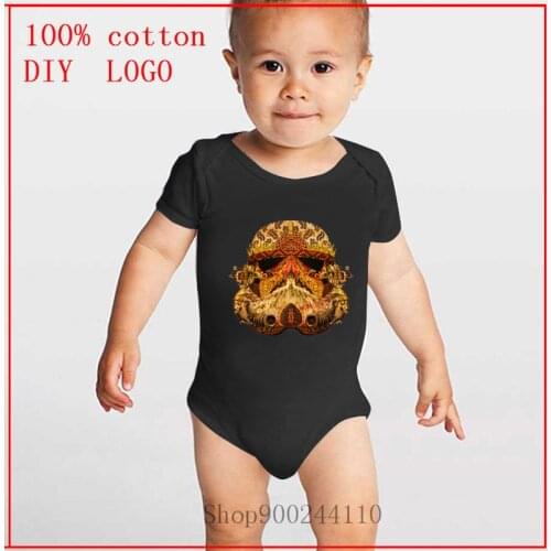 0-24M Infant Newborn Psy Trooper Baby Bodysuit Girls Boys Short Sleeved Print Rompers Jumpsuit Outfit Clothes Summer cute clothe