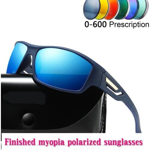 MINCL 2019 men women Custom Made Myopia Minus Prescription Polarized LensRetro squar esunglasses men Driving goggles UV400 NX
