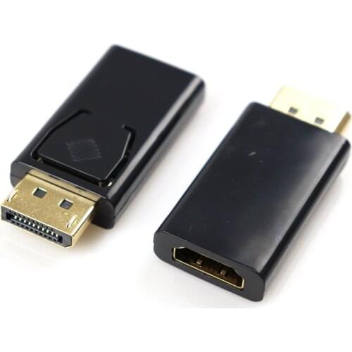 Display Port DisplayPort DP Male to HDMI Female Converter Cable Adapter Video Audio connector Fit for MacBook Pro Air Notebook