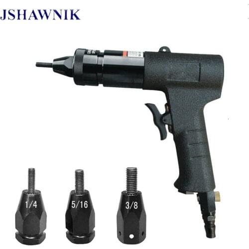 1/4,5/16,3/8 Pneumatic Riveters Pneumatic Pull Setter Air Rivets Nut Gun Tool Only For Iron Rivet Nuts