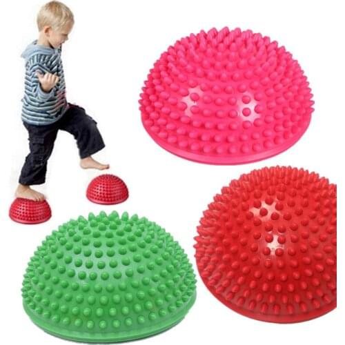 Semicircular Balance Durian Yoga Ball Tactile Massage Soles Acupoint Stability Training Ball Pilates Fitness Balance Yoga Ball