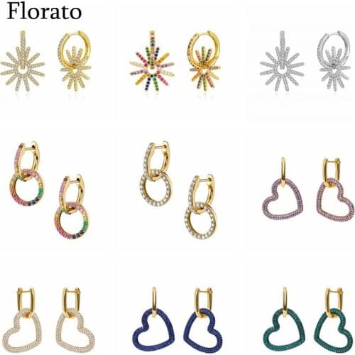 925 Sterling Silver Ear Buckle Korean Crystal Elegant Hoop Earring Minimalist For Women Earrings Exquisite Jewelry Birthday Gift