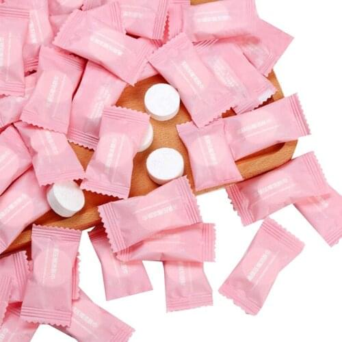 New 100 Pcs Compressed Towels Portable Disposable Compressed Cotton Coin Tissue Towel for Travel, Camping, Hiking