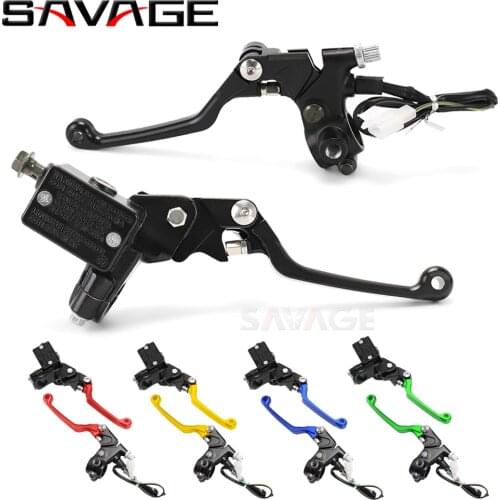 Universal 12.7mm Dirt Pit Bike Motorcycle Front Brake Master Cylinder Pump Hydraulic Clutch Lever Moto CNC Handlebar Accessories